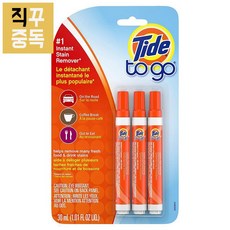 타이드 투고 휴대용 얼룩제거제 10ml 펜타입 3개, 단품