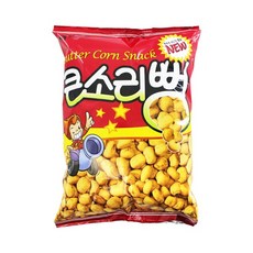 큰소리뻥 300g 대용량 옥수수콘 버터 뻥튀기, 4개