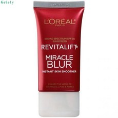 로레알 파리 리바이탈리프트 미라클 블러 브로드 스펙트럼 SPF 30 자외선 차단제 1.18액량 온스 109853, 1개