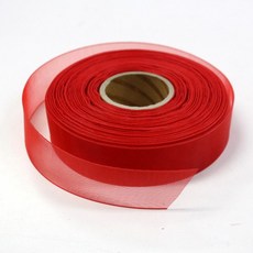 나모몰 포리오간디리본, 25mm 빨강, 45m, 1롤