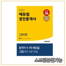 그림민법 2021 에듀윌 공인중개사 그림민법 분철안함