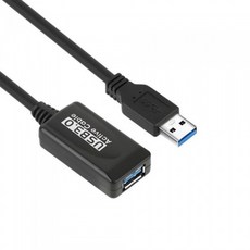 DK강원전자 NETmate USB 3.0 연장 무전원 리피터 (NMC-UR305N 5m), 단일상품