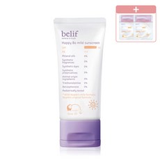 빌리프 해피 보 마일드 선스크린 50ml (SPF30 PA++) [샘플 증정] 유아 썬크림 선로션 선크림, 1Ea