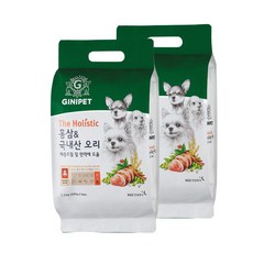 정관장 지니펫 홍삼+국내산오리 강아지사료, 1.2kg, 2개
