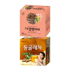 담터 둥굴레차 100T + 송원 으뜸 결명자차 100T (200T), 2개, 100개입, 120g