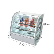 미니쇼케이스 냉장 쇼케이스 업소용 냉장고 미니 음료 소형 카페 제과 탁상형 케익, B타입 70cm
