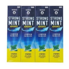 노브랜드 스트롱민트향 치약150g x 4입, 150g, 8개