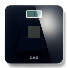 카스(CAS) 건전지가필요없는 솔라 디지털 체중계 HE-S2, HE-S2/단일상품, 블랙(Black)