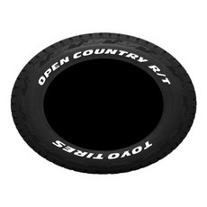 185/85R16 16 인치 토요 OPEN COUNTRY R/T (화이트 레터) 여름 타이어 국산차 수입, 4개