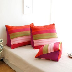 오리고 프리미엄 삼각 등쿠션 블러쉬앤피오니 소형중형대형 3size