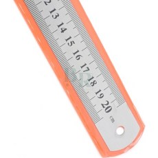 바구니룸1 스텐직자 20CM 쇠자 선긋기 제도용 커팅용 시트지 재단자 학용품자