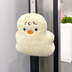 살림다담 문닫힘 문쾅 방지 인형 손끼임방지 도어 쿠션 도어스토퍼, 옐로우(오리), 1개