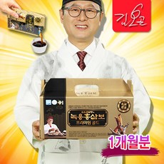 6년근 홍삼 녹용추출액 꽃송이버섯 업그레이드형 김오곤 녹용홍삼보 프리미엄 골드 녹용 홍삼 추출액, 2100ml, 1박스