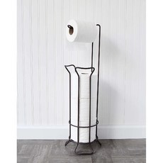 Inspired Living 영감 생활 준비 스탠드 화장지 홀더 타워 워릭 이이 BRONZE, 상세페이지참조, none