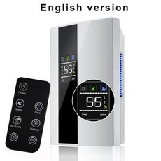 가정용 침실 제습기 수도관 외부 습기 흡수기 타이밍 지하실 리모컨 음소거, 3) 220V 영국 플러그