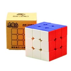 Yuxin 리틀 매직 큐브 3x3 블랙 Stickerless 3x3x3 스피드 에 대한 전문 퍼즐