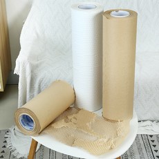 [서문포장]친환경종이완충재뽁뽁이, 1롤, 화이트