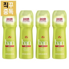 벤 롤온 데오드란트 레귤러 Ban Roll-On 103ml 4팩, 단품
