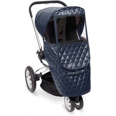 유모차 보호막 Manito Castle Beta Stroller Weather Shield (해군), 단일옵션