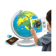 아이들을 위한 PlayShifu 교육용 글로브 - Orboot Earth(Globe + App) 인터랙티브 AR World Globe | 400가지 불가사의 1000가지 이상의, 오르부트 지구