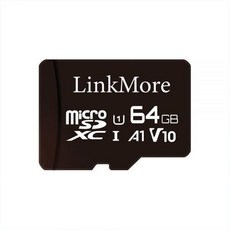 LinkMore 64GB XV11 Micro SDXC 카드 A1 UHSI U1 V10 Class 10 호환 읽기 속도 최대 95MBs SD 어댑터 포함, A1 V10 (XV11)_64GB - xv-a11