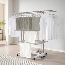  다용도 접이식 이불 빨래 건조대, 화이트, 1개 