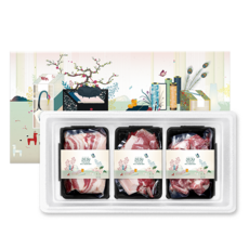 [더블랙] 프롬제주 2025 무항생제 흑돼지 선물세트 C 1.5kg 실속캠핑세트2 C (냉장), 1개