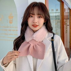 토끼털목도리