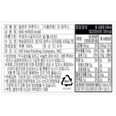 델몬트 푸룬주스, 946ml, 9개