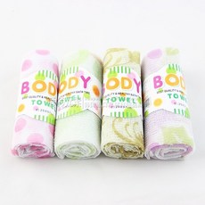 때타월 직사각형 등 때밀이수건 거품만들기 거품 목욕타올 컬러 꽃무늬 타입 29x97cm, 기본, 기본