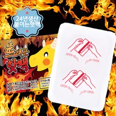 행복한사람들 뜨래곤 핫팩 붙이는 핫팩 42g, 20개
