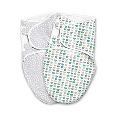 SwaddleMe Luxe Easy Change Swaddle - Small/Medium 2 Pack Gum Drops 0-3 Months, 1개