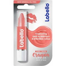 Labello Coral Crayon Lipstick-천연 오일 함유 컬러 립밤