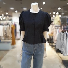 숲 로즈 퍼프소매 블라우스 OA5SST4
