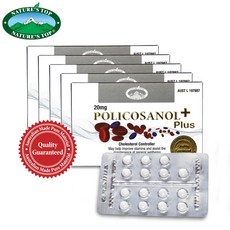 네이쳐스탑 호주 고함량 폴리코사놀 20mg 30정 사탕수수 왁스 알코올, 5개, 30캡슐