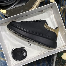 제골기 가을 ㅌㅌㅌ 블랙슈즈 진피 통굽 블랙골드 2020뉴타입 트림피 보드화 eur42, 1개, C05-최고 버전 화이트 오색테이프