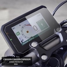 스크래치 클러스터 스크린 대시보드 CB500R CB650R 액세서리 혼다 CBR650R 2024 용 오토바이 보호 장비 필름, 1) 1 PCS, 1) 1 PCS