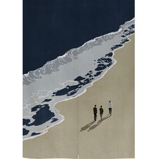 명화 북유럽 중문 커튼 가리개 가림막 가림천 패브릭 서랍 책장 신발장 다용도실 세탁실, 먼 곳 15