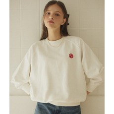 논로컬 Rose Wappen 스웻 shirt - 오프 화이트