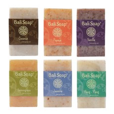 발리솝 비누 그린 콜렉션 6개 Bali Soap