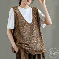빅사이즈뷔스티에조끼