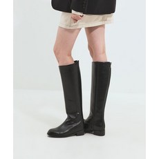 11월 15일 도착예정 솔트앤초콜릿 SALT AND CHOCOLATE 스퀘어 토 베이직 롱부츠 412248004 3cm/2color