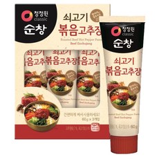 매콤 맛있는 청정원 쇠고기 볶음 고추장 60g x 3개입 (쌀)