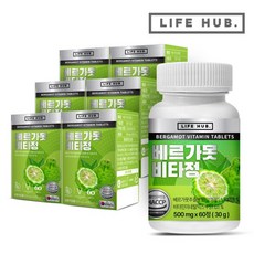 라이프허브 베르가못 비타 정 6통(360정) 12개월분