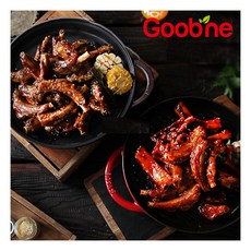 [굽네치킨] 굽네 쪽갈비 갈비천왕맛 450g x 3팩+볼케이노맛 450g x 3팩, 3개