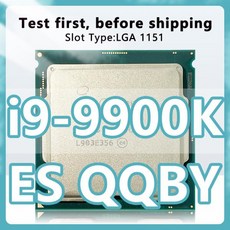 Z390 마더보드용 코어 i9-9900K ES QQBY CPU 3.1GHz 16MB 95W 8 16 스레드 14nm 9 세대 LGA1151 신, 한개옵션0 - i9-9900k