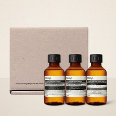[이솝] (선물포장) 디스커버리 바디클렌서 트리오 여행용 선물 선물세트