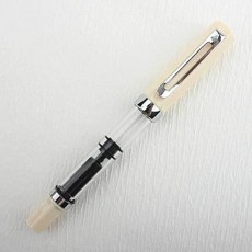 전술펜 호신 Lanbitou 플라스틱 투명 만년필 F/EF/후드 촉 피스톤 필러 잉크 필기용 학교 사무용품 문구, 8) 3059-3 - F0.5MM