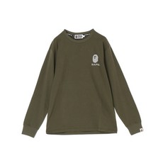 A BATHING APE 베이프 남성 데일리 캐주얼 상의 BAPE 반사 LS 티셔츠