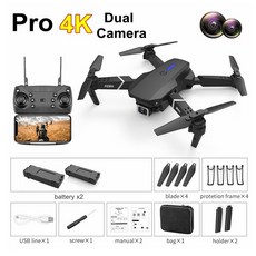 드론 FEMA Professional GPS Drone with Camera HD 4K 1080P 5G Wifi FPV Wide Angle Fol [A00057136], 15-E525 NoGPS Pro 4K 2-57136